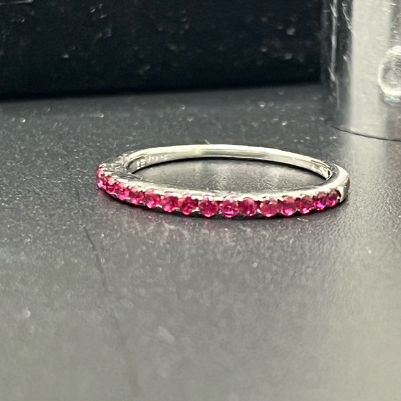 LeVian 14K White Gold Ruby Gemstone Ring - Picture 5 of 11